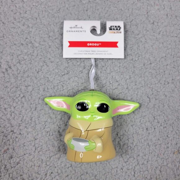 Hallmark Other - Grogu Hallmark Ornament Star Wars Mandalorian Decoupage Baby Yoda Christmas